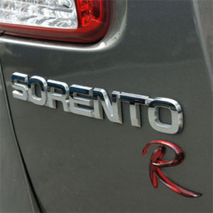 [ Sorento R auto parts ] 3D R logo emblem
